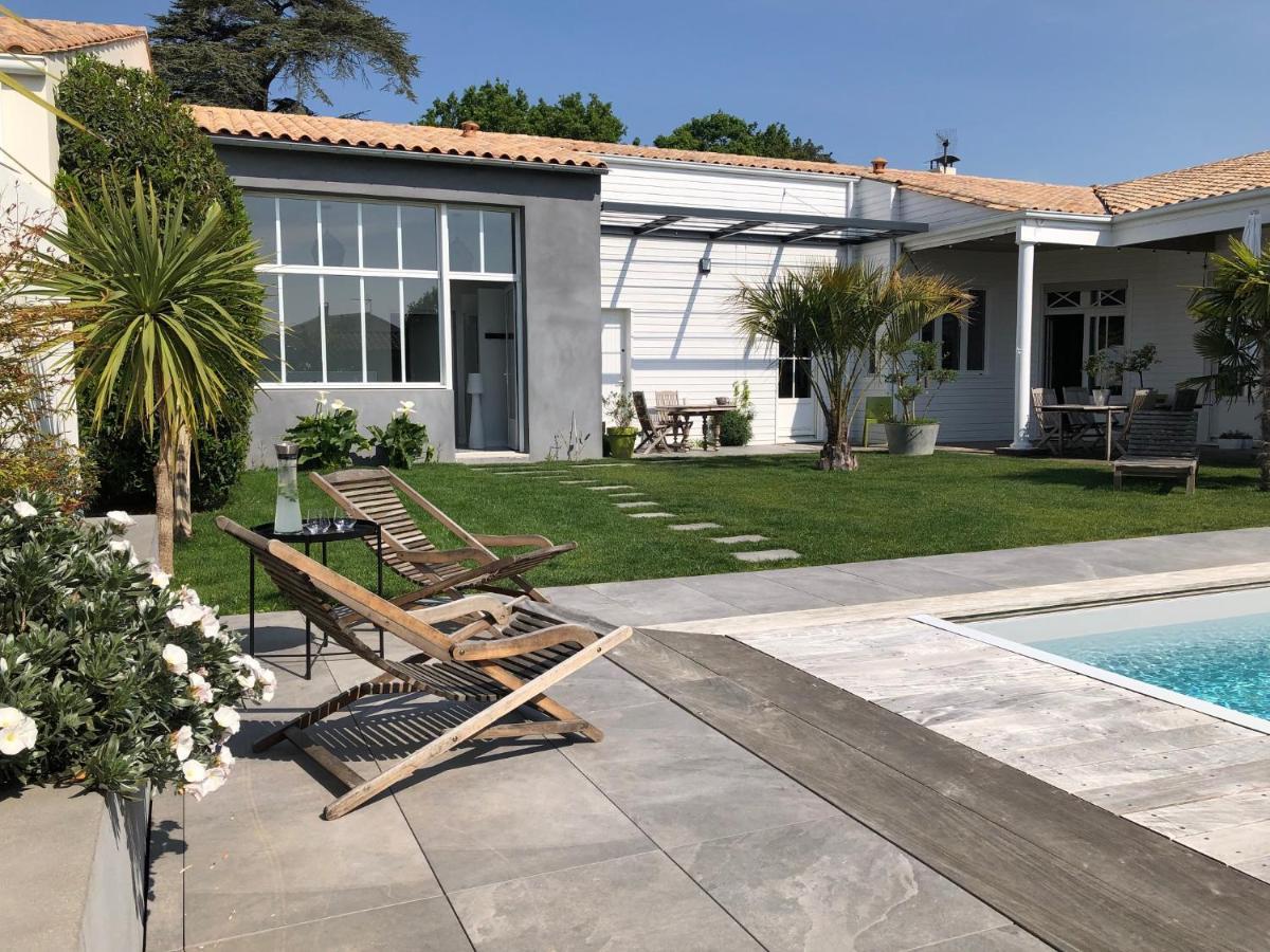 Maison M, Chambre Privee Acces Jardin Piscine Et Jacuzzi Pres De La Rochelle Ла-Рошель Екстер'єр фото